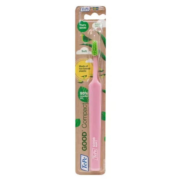 TePe GOOD Toothbrush Compact Soft Pink