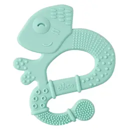 Chicco Anneau de Dentition +2m Soft & Clean Iguane Bleu