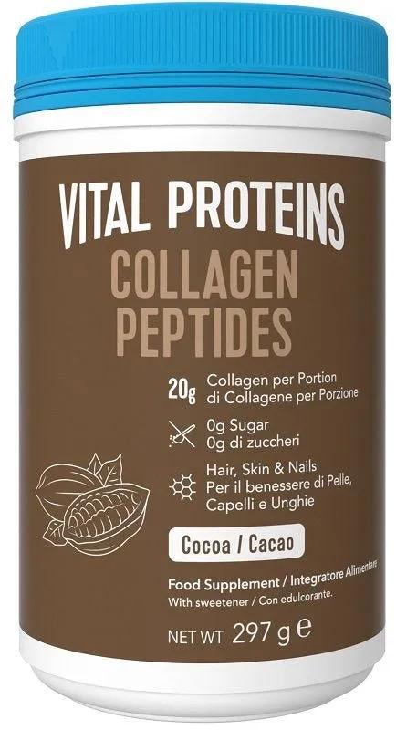 Vital Proteins Collagen Peptides Integratore Gusto Cacao 297g