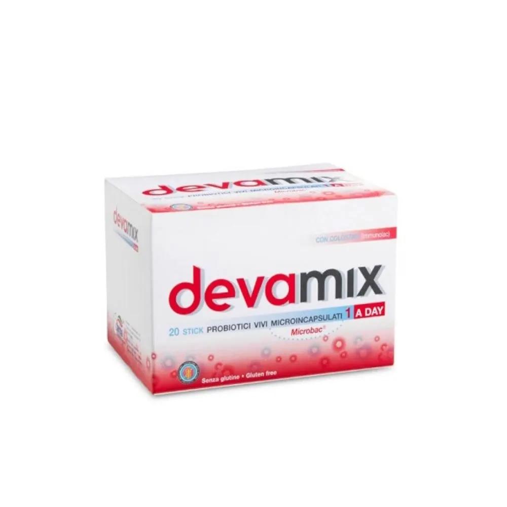 Devamix Integratore per l’Equilibrio della Flora Intestinale 20 Stick