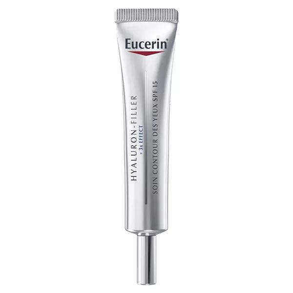 Eucerin Hyaluron-Filler +3x Effect Soin Contour des Yeux Anti-Rides SPF15 15ml