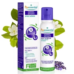 Puressentiel Sommeil & Détente Spray Aérien aux 12 Huiles Essentielles 200ml