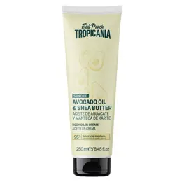 Tropicania Soin Crème Corps Huile Avocat Beurre de Karité 250ml