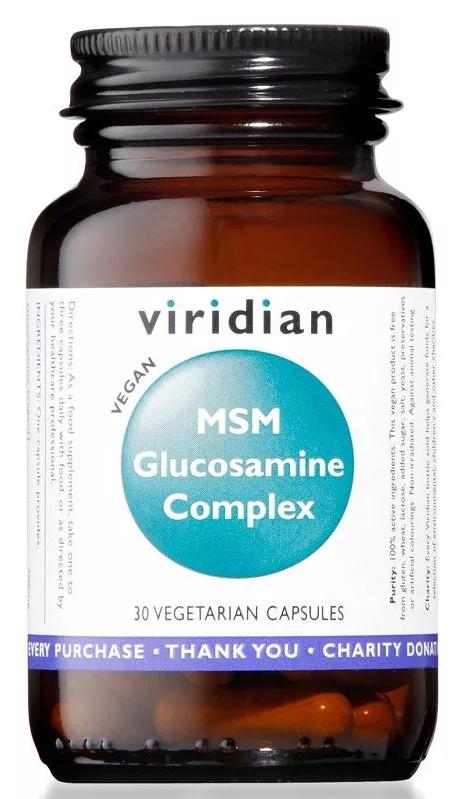 Viridian Glucosamina MSM Complex 30 Cápsulas