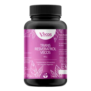 Vecos Nucoceutical Trans Resveratrol 1300 mg 60 VegCaps