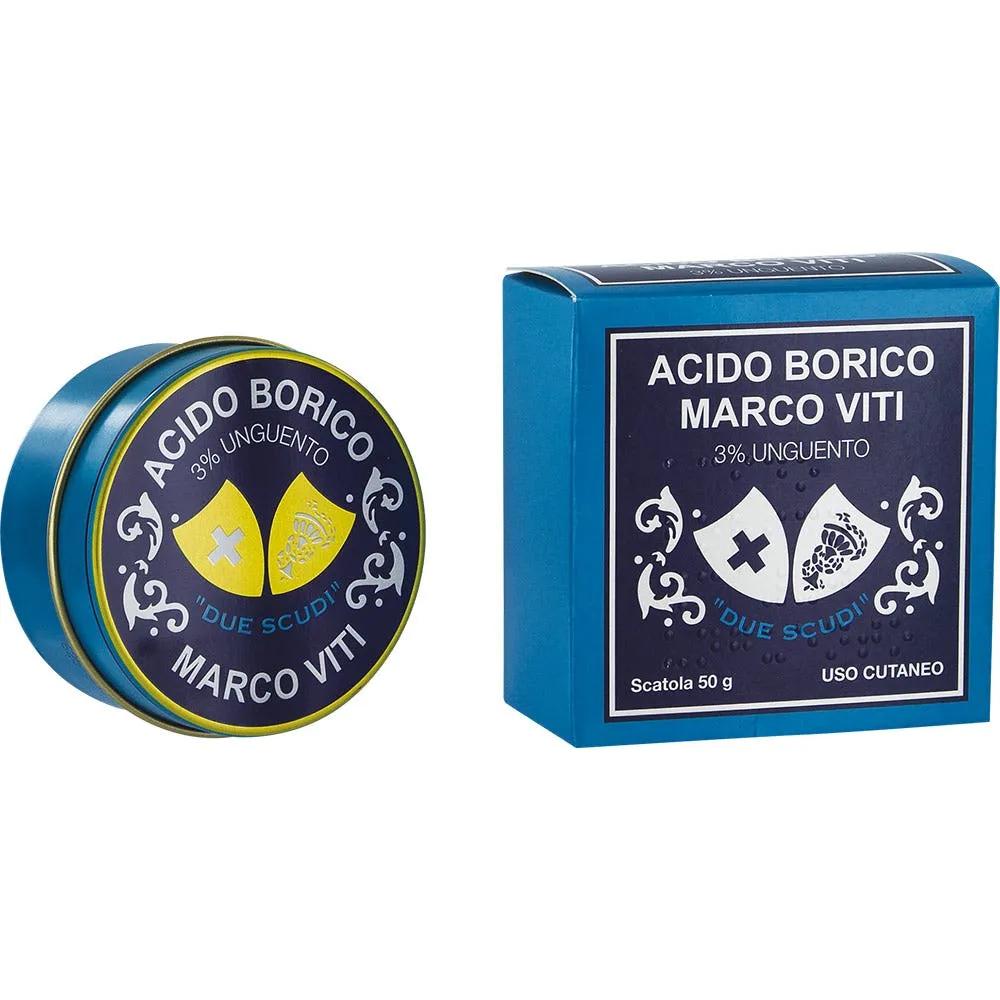 Acido Borico Marco Viti 3% Unguento Antisettico Vasetto 50 g