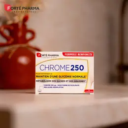 Forté Pharma Chrome 250 en Picolinate Minceur Grignotages Glycémie 30 comprimés