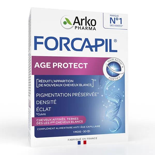 Arkopharma Forcapil Age Protect Cheveux Blancs & Ternes 30 comprimés