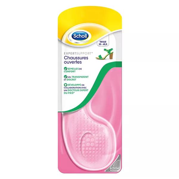 Scholl Activ Gel plantillas zapatos abiertos y sandalias 1 par