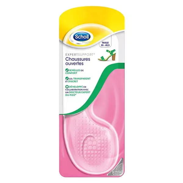 Scholl Activ Gel insoles open shoes and sandals 1 pair
