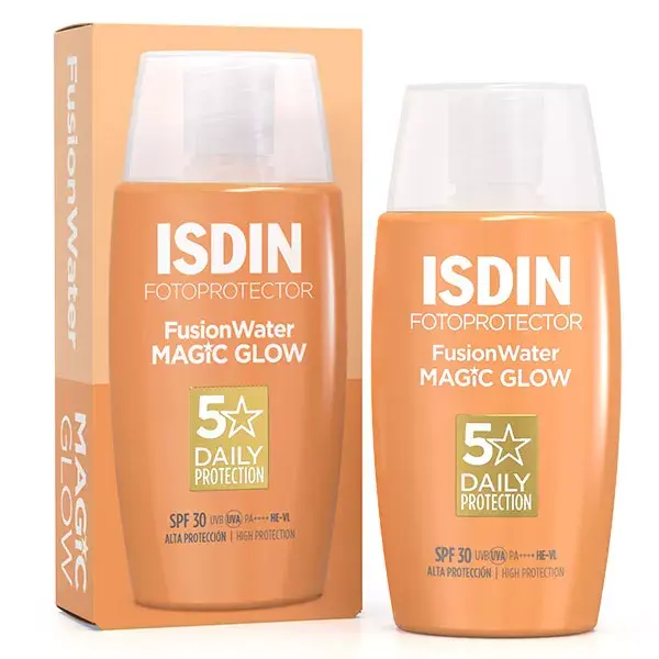 ISDIN FotoProtector Fusion Water Magic Glow Crème solaire effet glow SPF 30 50ml