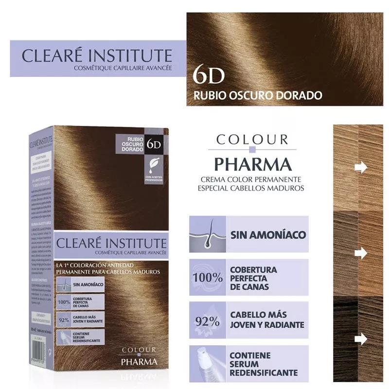 Cleare Institute Colour Pharma 6D Loiro Escuro Dourado