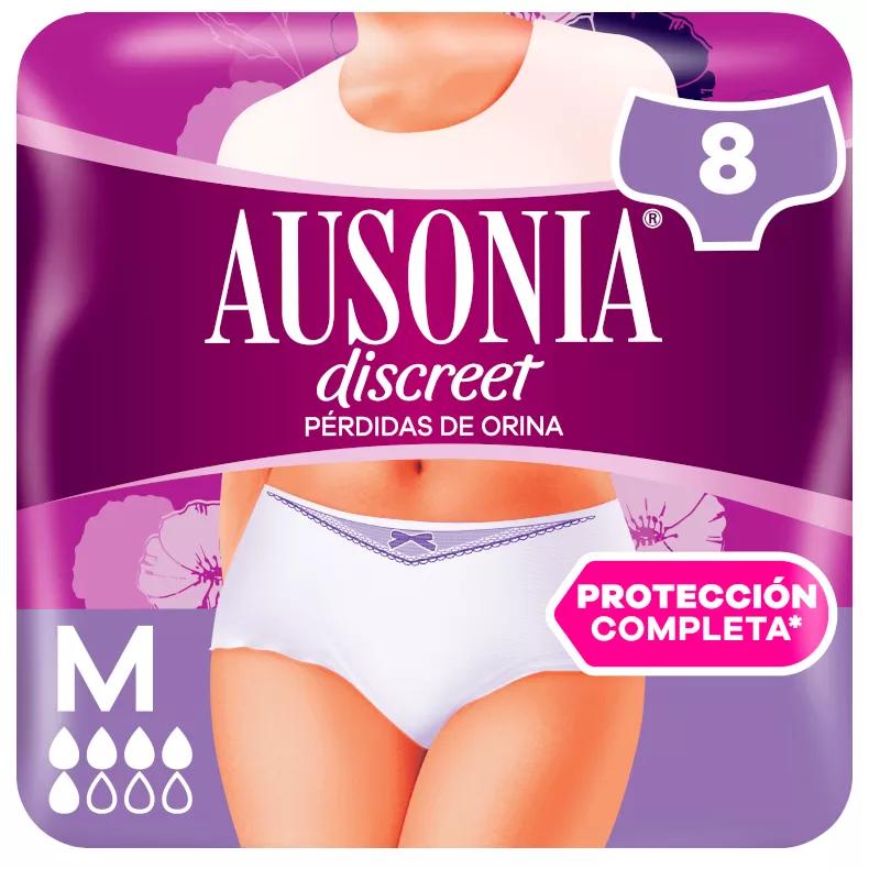 Ausonia Discreet Damen-Inkontinenzhöschen Normal M 8 Einheiten