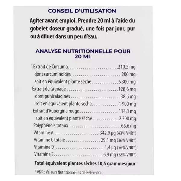 Pharm Nature Micronutrition Curcuma Biodisponibilité Optimale 500ml