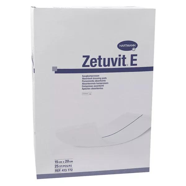 Hartmann Zetuvit-E Apósitos Absorbentes Americanos Esterilizados 15 x 20cm 25 unidades