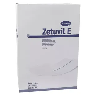 Hartmann Zetuvit-E Cerotto Assorbente Americano Sterile con Lato Idrofobo 15 x 20cm 25 unità