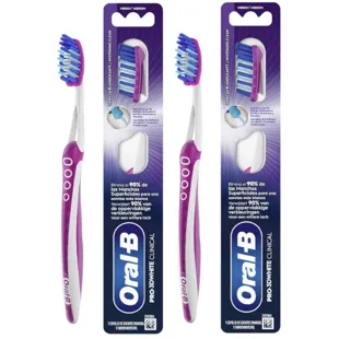 Oral-B 3D White Clinical Toothbrush 38 Medium 2 units
