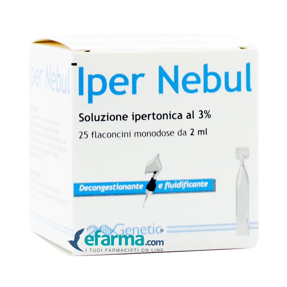 Iper Nebul Soluzione Ipertonica 3% 25 Flaconcini