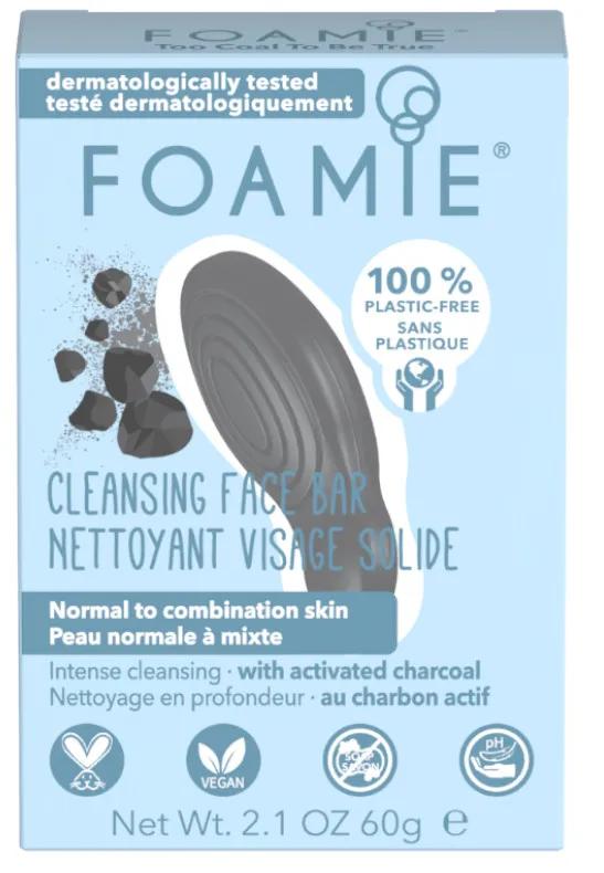 Foamie Solid Activated Charcoal Gezichtsreiniger Vette huid