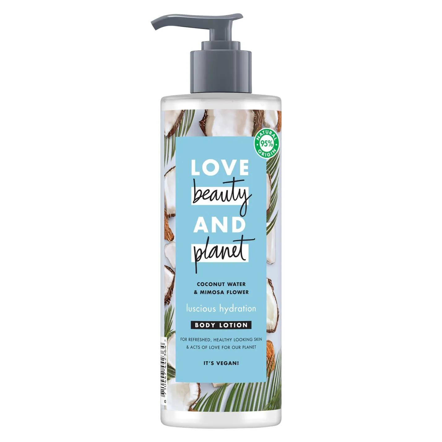 Love Beauty and Planet Acqua di Cocco e Fiore di Mimosa Crema Corpo Rivitalizzante 400 ml