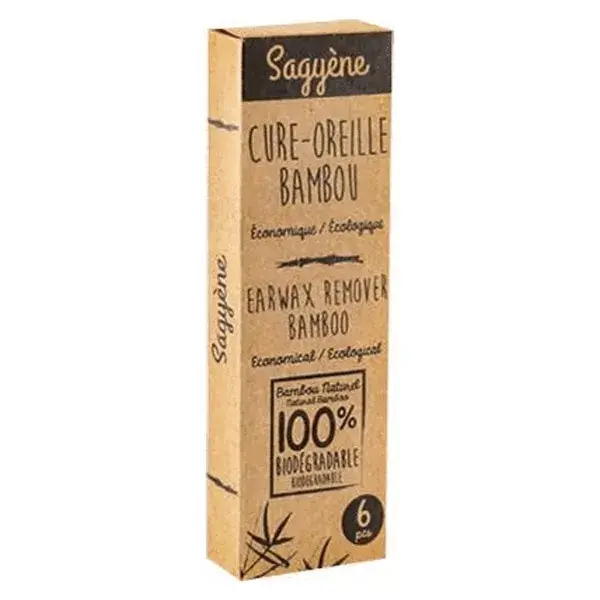 Sagyène Cure-Oreille Bambou 6 unités