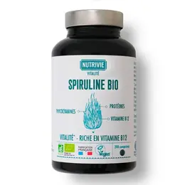 Nutrivie Spiruline Bio Fort Dosage Vitalité 200 comprimés