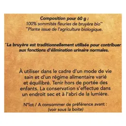 Nat & Form Tisane Bruyère Bio 60g