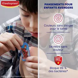 Elastoplast Enfant Pansement Disney Avengers 20 unités