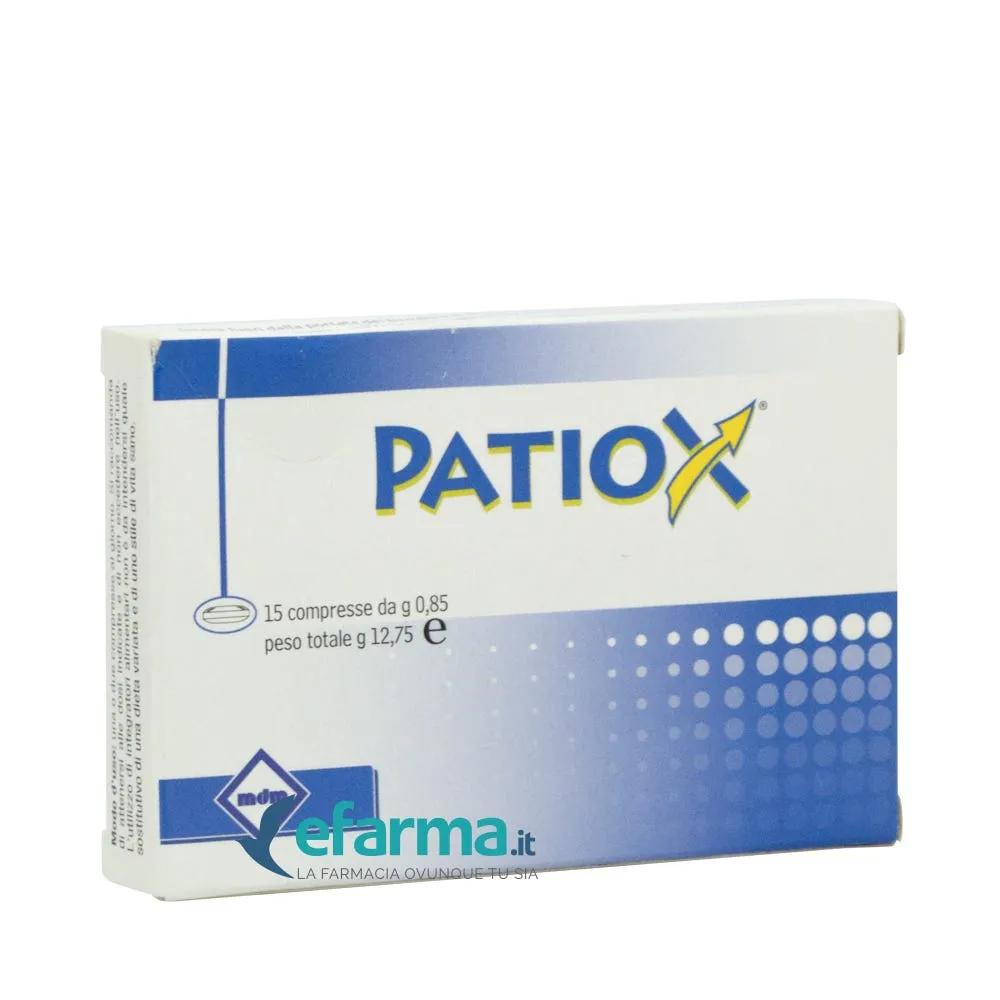 Patiox Integratore Acido Alfa Lipoico 15 Compresse