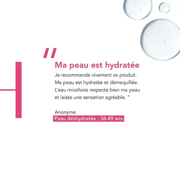 Bioderma Créaline H2O TS Eau Micellaire Peaux Sensibles Très Sèches Lot de 2
