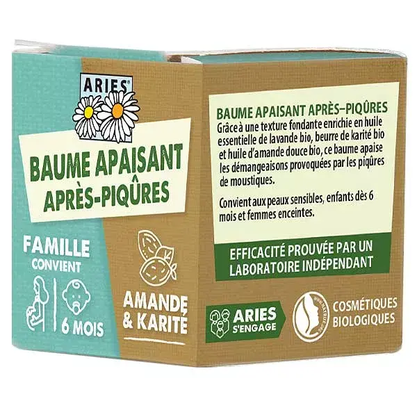 Aries Volants Moustiques Baume Après-Piqûre Famille 10ml