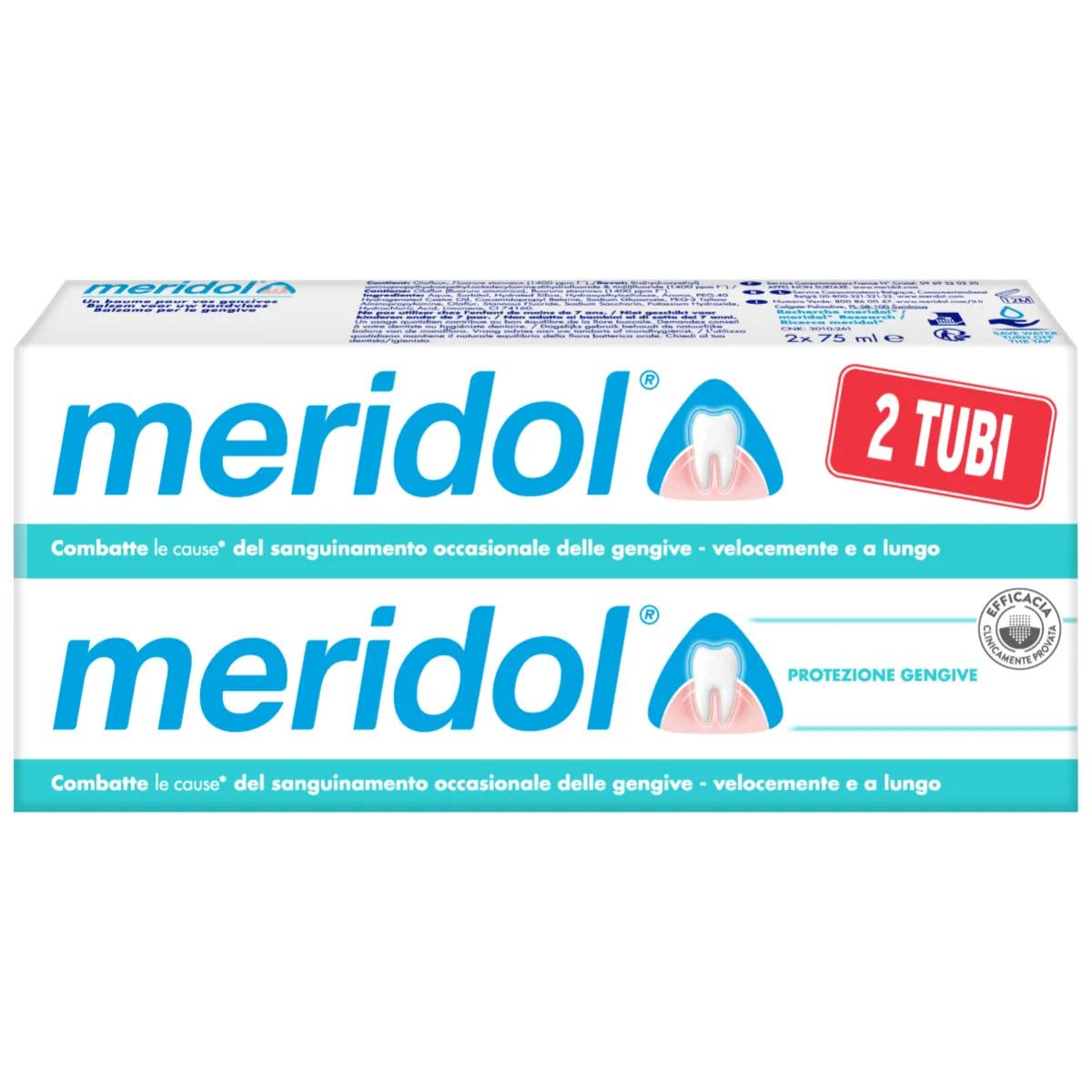 Meridol Protezione Gengive Dentifricio Promo Bipacco 2x75 ml