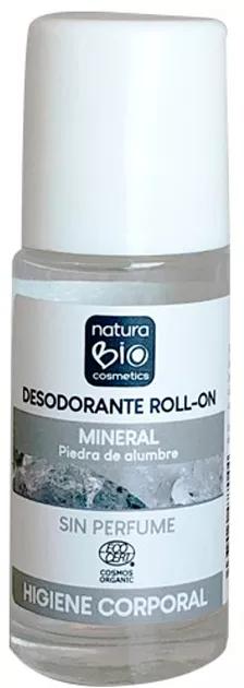 Naturabio Cosmetics Desodorante Roll-On Mineral Sem Perfume 50 ml