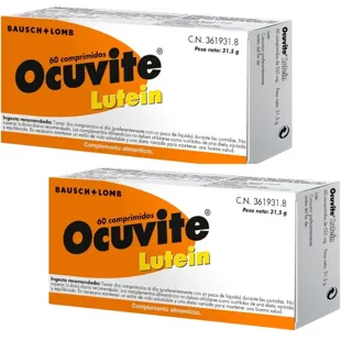 Bausch&amp;Lomb Ocuvite Luteína 2x60 Comprimidos