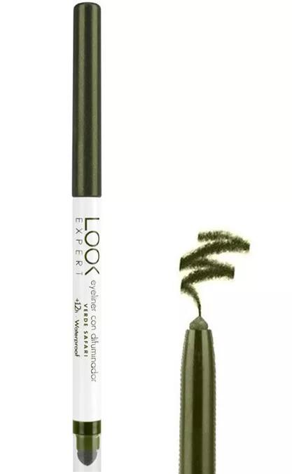 Beter LookExpert Eyeliner Verde Safari con Difuminador Efecto Terciopelo