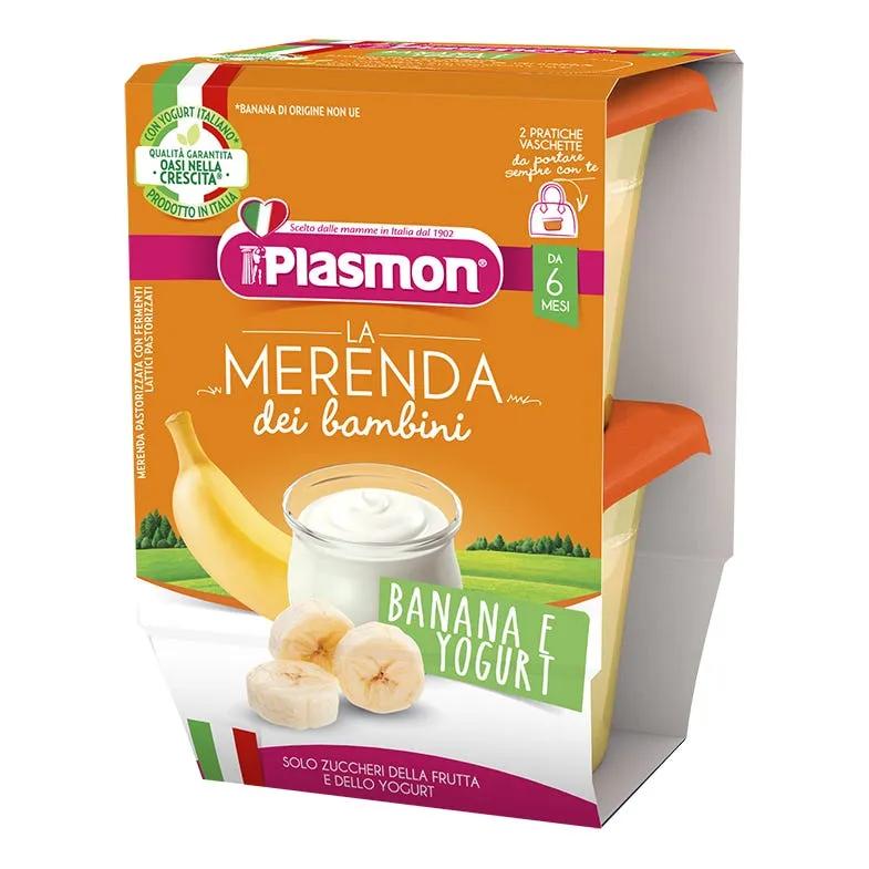 Plasmon La Merenda dei Bambini Banana e Yogurt 2x120 g