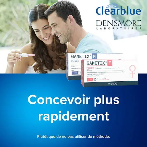 Densmore Gametix F + M et Clearblue Test d'Ovulation digital Fertilité, Conception du couple, Grossesse