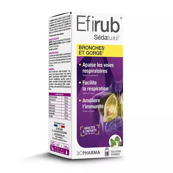  3C Pharma Efirub Bronquios y Garganta Jarabe A partir de 36 meses 125ml