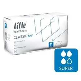 Lille Healthcare Classic Bed Alèse De Protection Super 60 x 90cm 30 unités