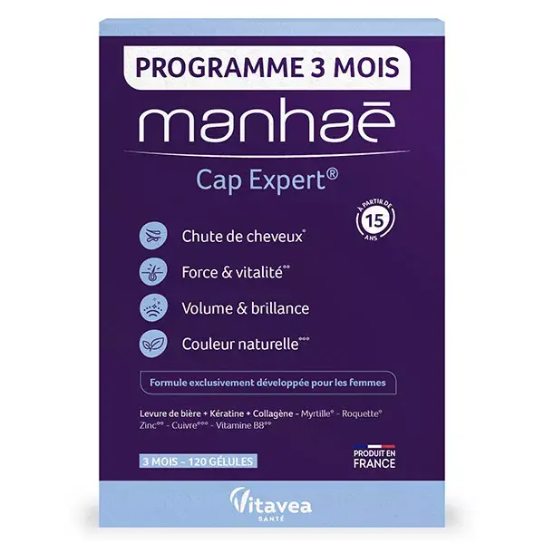 Nutrisanté Manhaé Cap Expert 120 comprimidos