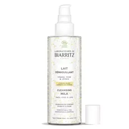 Laboratoires de Biarritz Soins Nettoyants Lait Démaquillant Bio 200ml