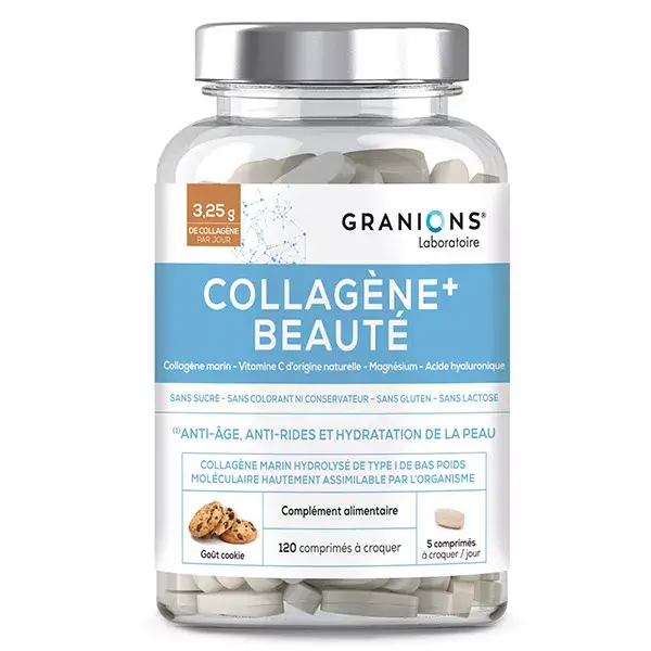Granions Collagen+ Beauty Cookie 120 chewable tablets