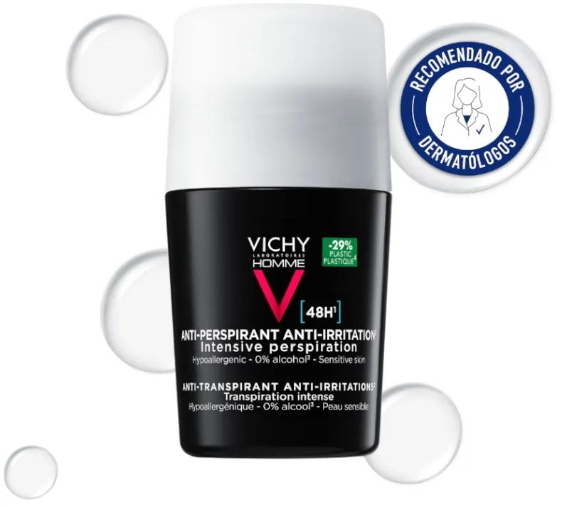 Vichy Homme Deodorant Roll-on für empfindliche Haut 50 ml
