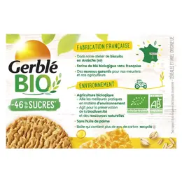 Gerblé Bio Biscuit Petit Dej' Céréales & Miel 132g