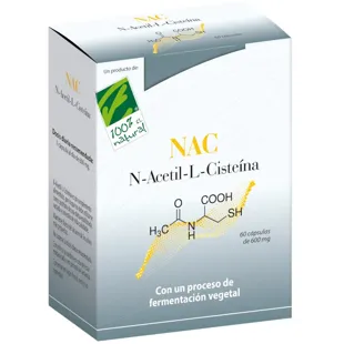 100% natural NAC N-Acetyl-L-Cysteine 600mg 60 Capsules