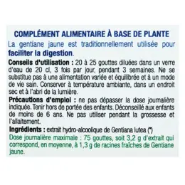 Ladrôme Extrait de Plante Fraîche Gentiane Jaune Bio 50ml