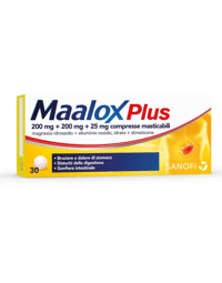 Maalox Plus Antiacido Antigonfiore 30 Compresse Masticabili