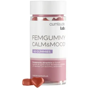 Cumlaude Lab Femgummy Calm &amp; Mood 60 Gummies Sinaasappelsmaak