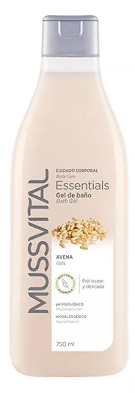 Mussvital Gel de Baño Essentials Avena 750 ml