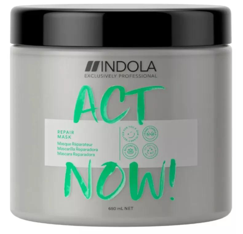 Indola Act Now Masque Réparateur Vegan 650 ml